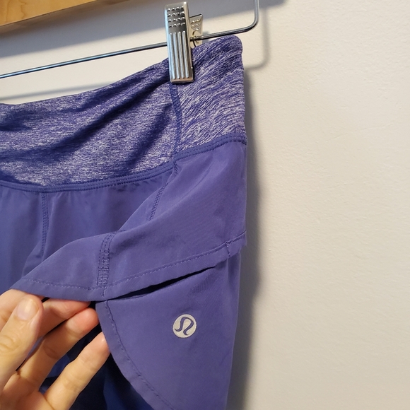 Lululemon purple speed up short - Picture 2 of 7